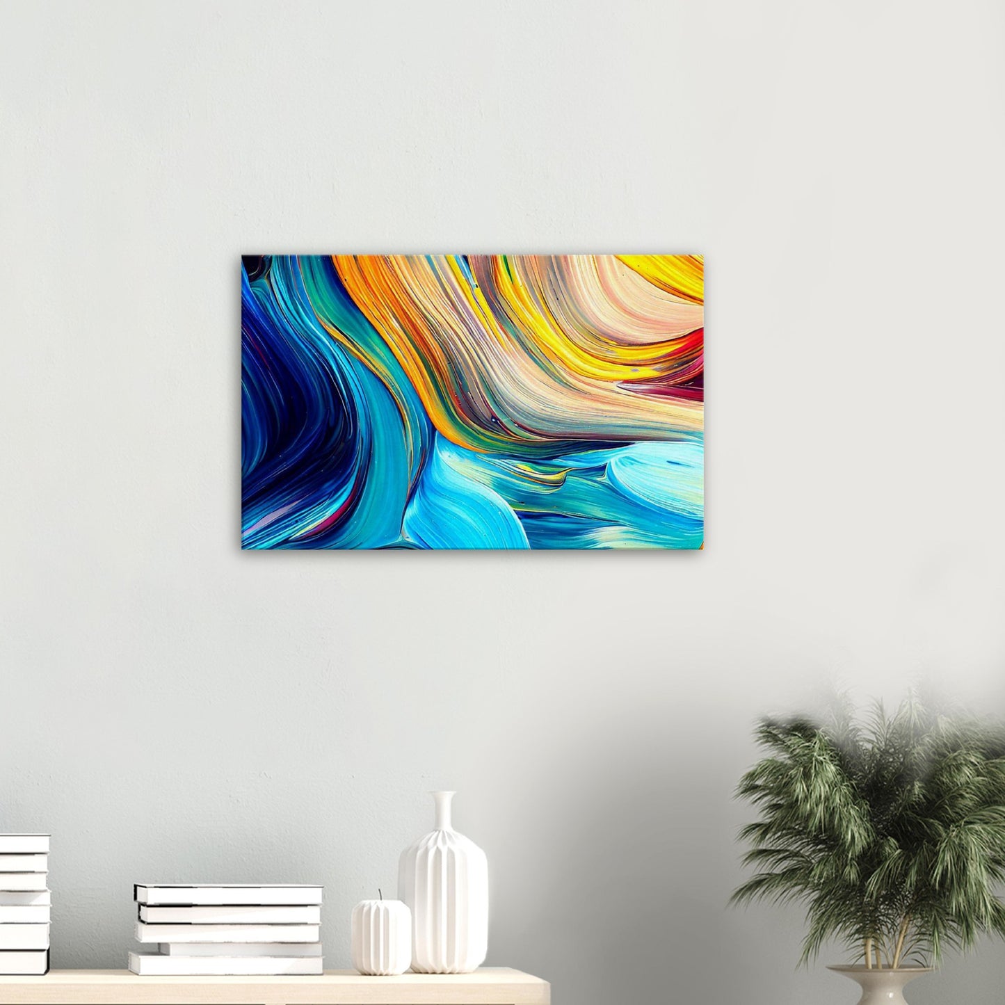 Vibrant Acrylic Abstract Wall Art