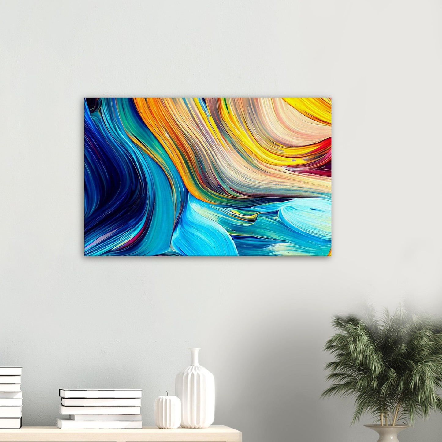 Vibrant Acrylic Abstract Wall Art