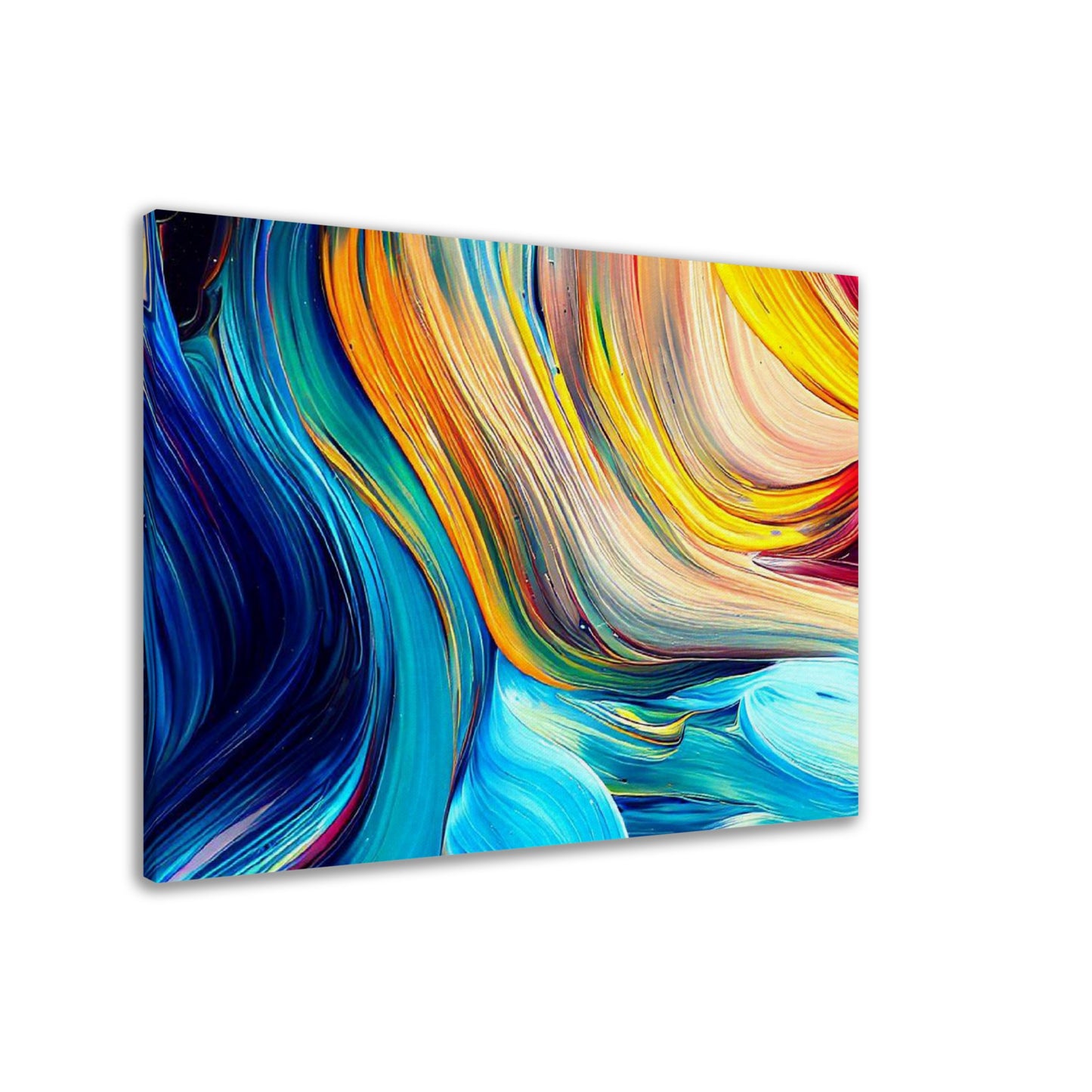 Vibrant Acrylic Abstract Wall Art
