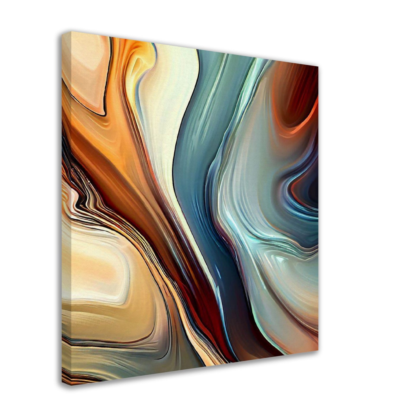 Modern Abstract Earth Tone Wall Art