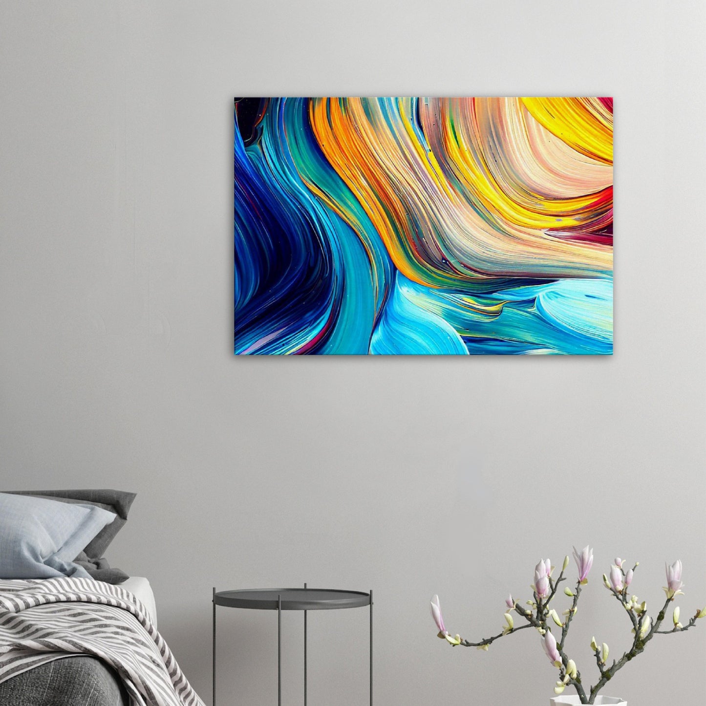 Vibrant Acrylic Abstract Wall Art