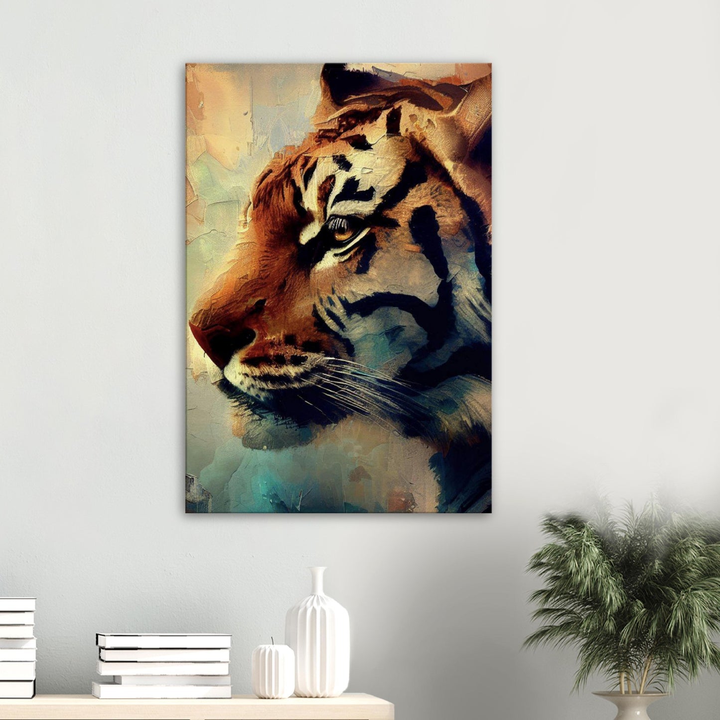 Tiger Headshot Wall Art
