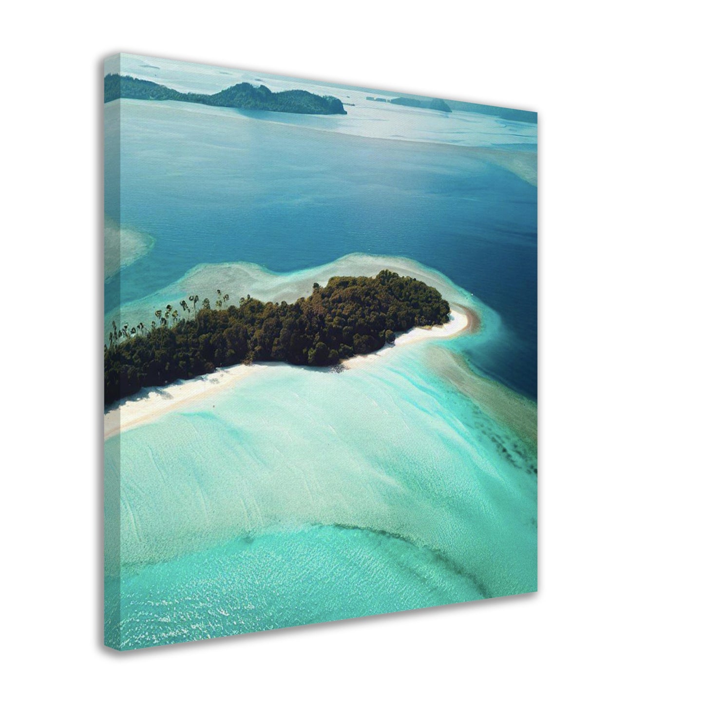 Paradise Island Aerial View Wall Art