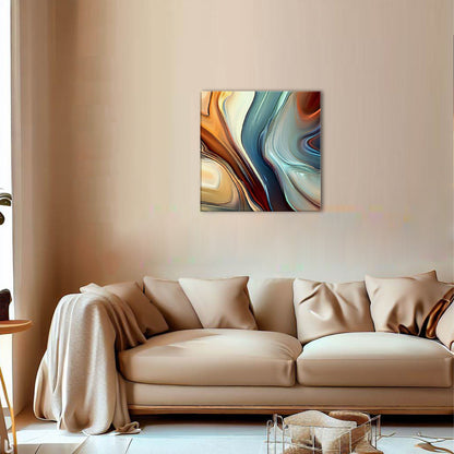 Modern Abstract Earth Tone Wall Art