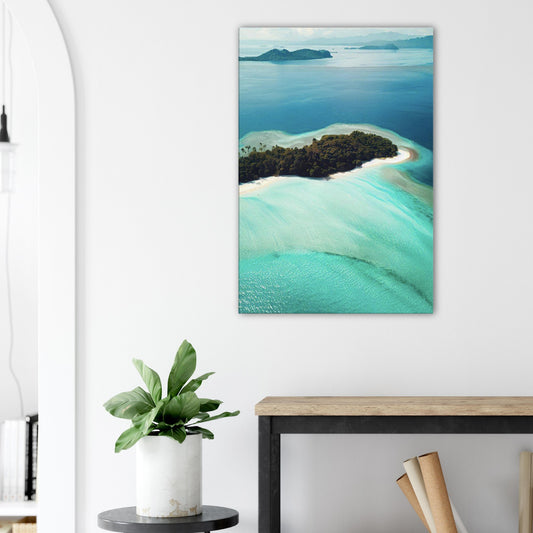 Paradise Island Aerial View Wall Art