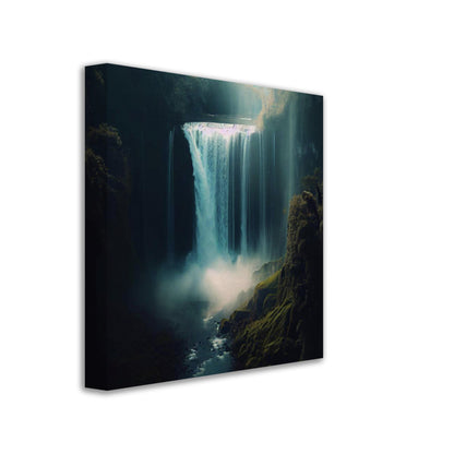 Enchanting Forest Waterfall Wall Art