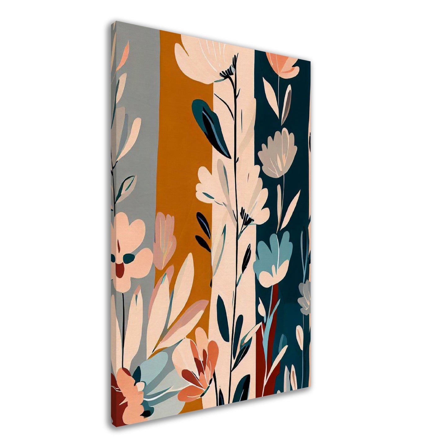 Boho Blue Blossom Wall Art