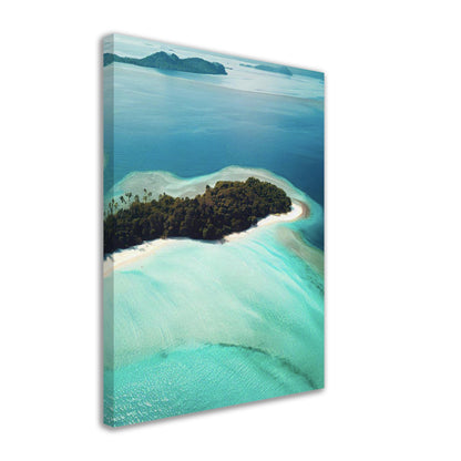 Paradise Island Aerial View Wall Art
