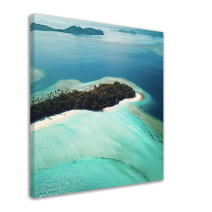 Paradise Island Aerial View Wall Art